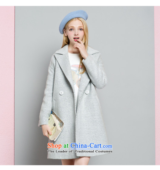 Lok-machi 2015 winter clothing new gross?)? long coats that wool coat a wool coat autumn and winter wild shirt ma gray S/155 picture, prices, brand platters! The elections are supplied in the national character of distribution, so action, buy now enjoy more preferential! As soon as possible.