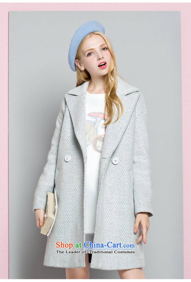 Lok-machi 2015 winter clothing new gross?)? long coats that wool coat a wool coat autumn and winter wild shirt ma gray S/155 picture, prices, brand platters! The elections are supplied in the national character of distribution, so action, buy now enjoy more preferential! As soon as possible.