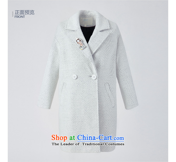 Lok-machi 2015 winter clothing new gross?)? long coats that wool coat a wool coat autumn and winter wild shirt ma gray S/155 picture, prices, brand platters! The elections are supplied in the national character of distribution, so action, buy now enjoy more preferential! As soon as possible.