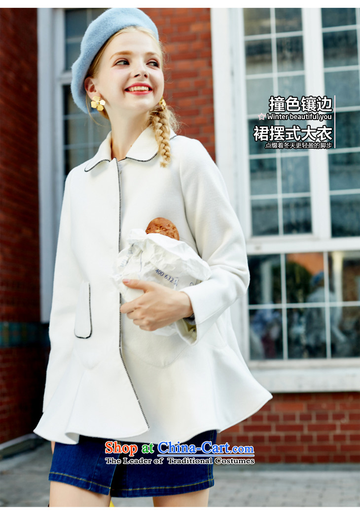 Lok-machi 2015 Autumn gross new overcoats in this long Sau San a wool coat autumn and winter clothes Korean M/160 white picture, prices, brand platters! The elections are supplied in the national character of distribution, so action, buy now enjoy more preferential! As soon as possible.