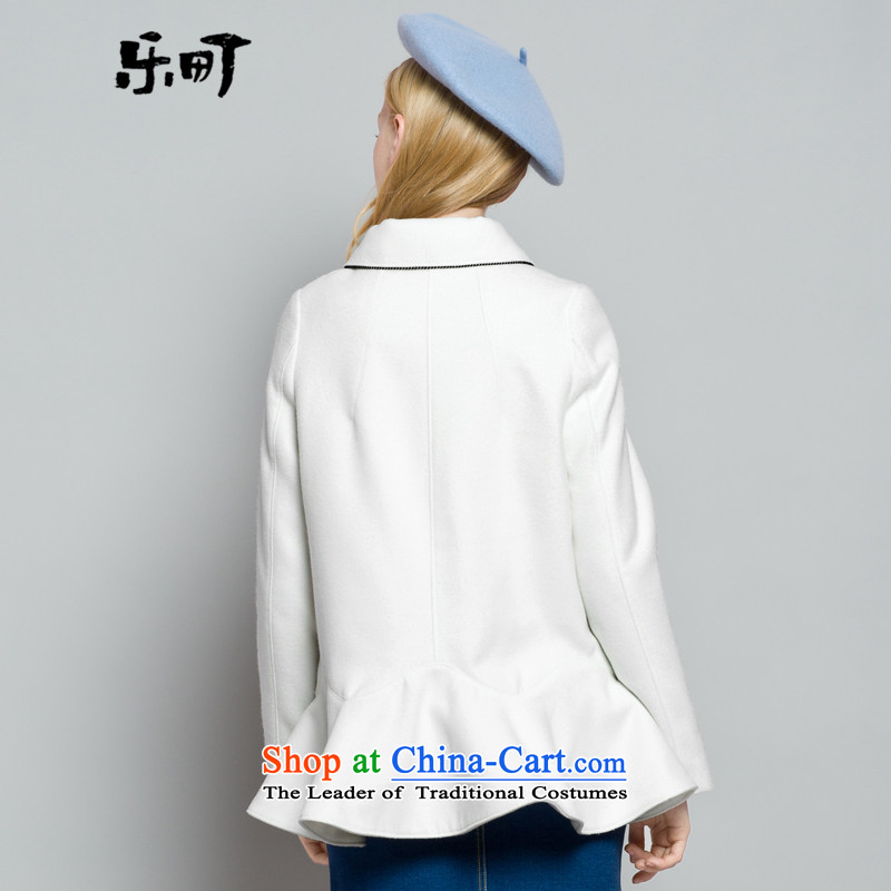 Lok-machi 2015 Autumn gross new overcoats in this long Sau San a wool coat autumn and winter clothes Korean American town , , , white M/160, shopping on the Internet