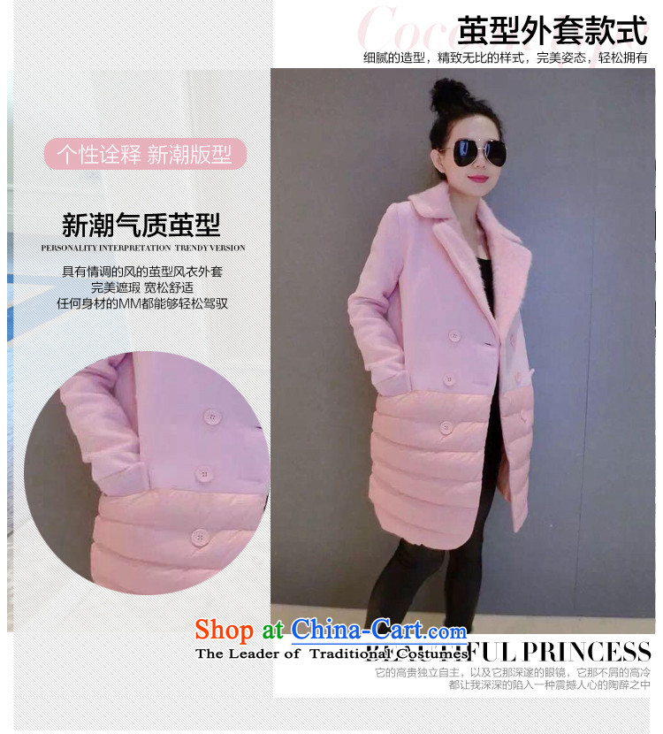 Detailed Yui Leung 2015 new long-sleeved jacket a girl? female H6138 coats gross pink L picture, prices, brand platters! The elections are supplied in the national character of distribution, so action, buy now enjoy more preferential! As soon as possible.
