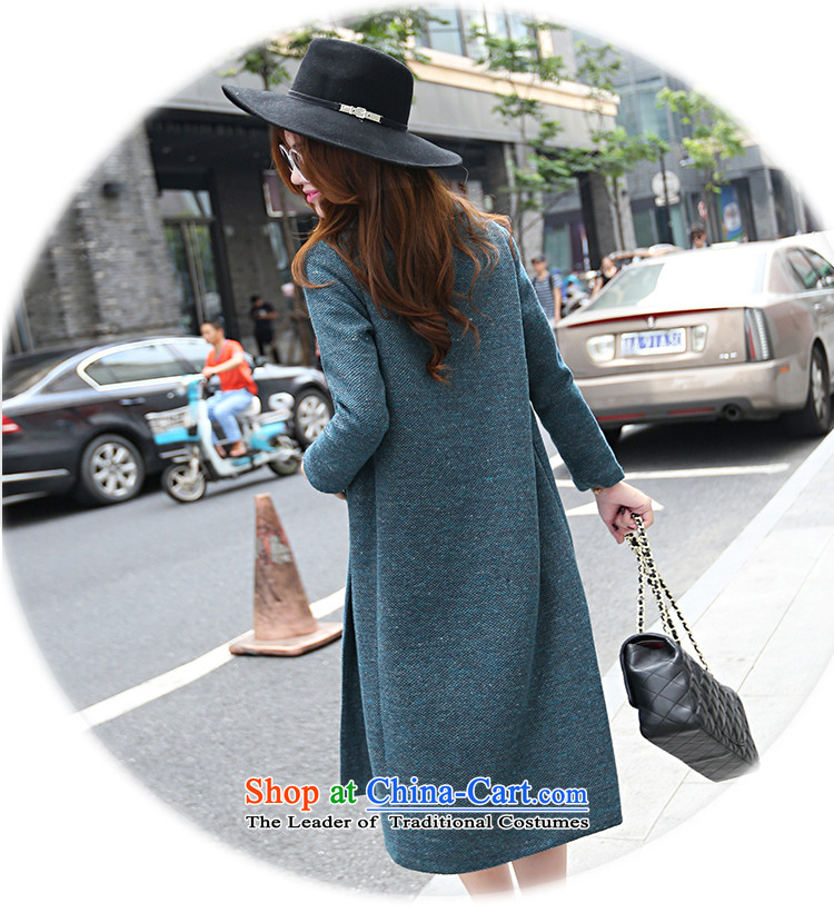 The concept of gross coats female 2015 Autumn? New for women in Europe and the coat long hair loose coat blue jacket, Ms.? L picture, prices, brand platters! The elections are supplied in the national character of distribution, so action, buy now enjoy more preferential! As soon as possible.