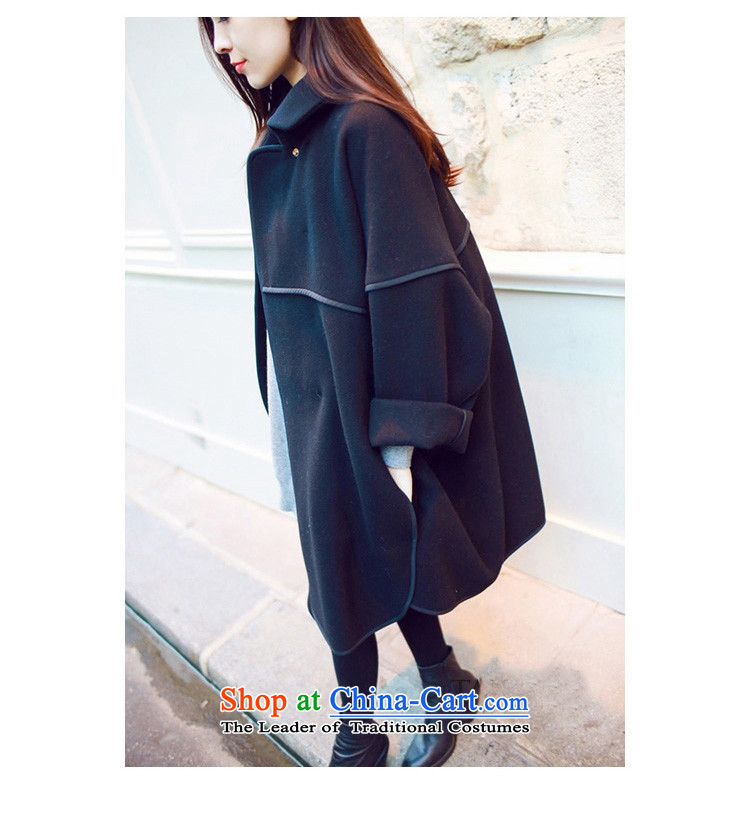 Wool coat is XZOO female autumn and winter 2015. New Long jacket, black XL Photo, prices, brand platters! The elections are supplied in the national character of distribution, so action, buy now enjoy more preferential! As soon as possible.