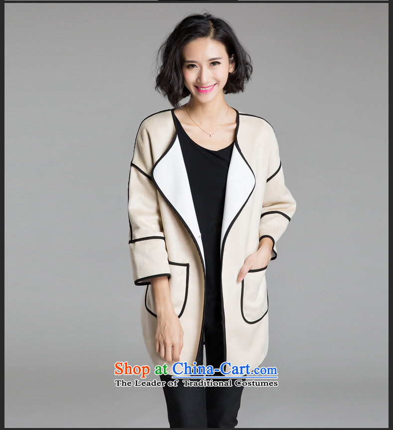 The Eternal Soo-To increase the number of female jackets new products autumn 2015 mm thick sister Korean autumn and winter stylish temperament cardigan thick, Hin thin, Ms. beige jacket 3XL picture, prices, brand platters! The elections are supplied in the national character of distribution, so action, buy now enjoy more preferential! As soon as possible.