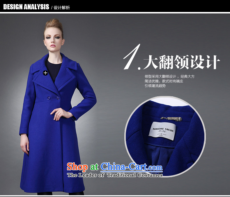 The elections of the same health maxchic stars Marguerite Hsichih 2015 autumn and winter elegant large roll collar long-sleeved Sau San long wool coat female 20972? Blue M picture, prices, brand platters! The elections are supplied in the national character of distribution, so action, buy now enjoy more preferential! As soon as possible.