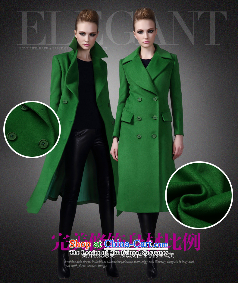 The elections of the same health maxchic stars Marguerite Hsichih 2015 winter is simple and stylish in Sau San long double-wool coat Women Ms.? 21092 Green M picture, prices, brand platters! The elections are supplied in the national character of distribution, so action, buy now enjoy more preferential! As soon as possible.