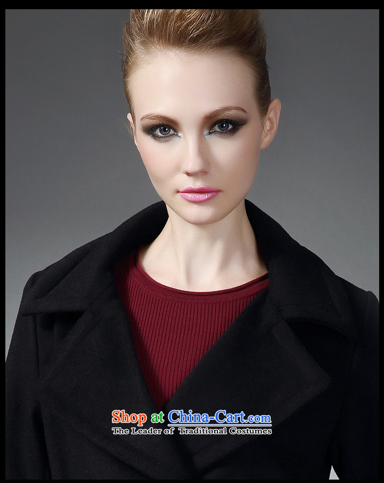 Marguerite Hsichih maxchic 2015 autumn and winter, western style Sau San reverse collar double-long-sleeved wool coat female 20732? gray XXL picture, prices, brand platters! The elections are supplied in the national character of distribution, so action, buy now enjoy more preferential! As soon as possible.