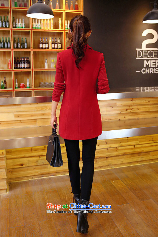 In short, 2015 Grass long temperament Fall/Winter Collections of New Jersey cuff a stylish Sau San Korean Wild hair red jacket XL pictures?, prices, brand platters! The elections are supplied in the national character of distribution, so action, buy now enjoy more preferential! As soon as possible.
