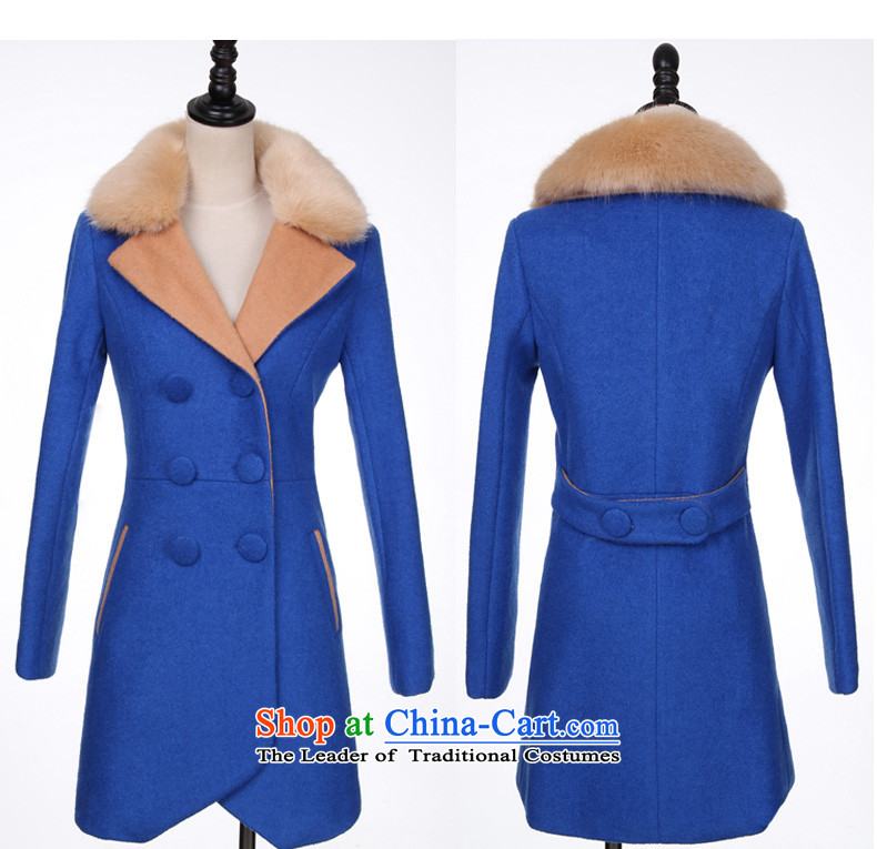 In 2015, the Cayman autumn and winter new products in Korean long hair? Small incense Wind Jacket Sleek and versatile Sau San video lapel of long-sleeved thin double-windbreaker coats shirt green XL Photo, prices, brand platters! The elections are supplied in the national character of distribution, so action, buy now enjoy more preferential! As soon as possible.