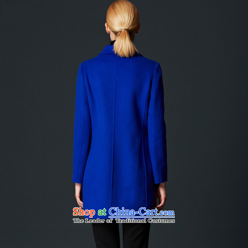 Labortex card brands? 2015 autumn and winter coats new OL van manual two-sided wool overcoats female Po? blue XL, Labortex Card (marc rebecca) , , , shopping on the Internet