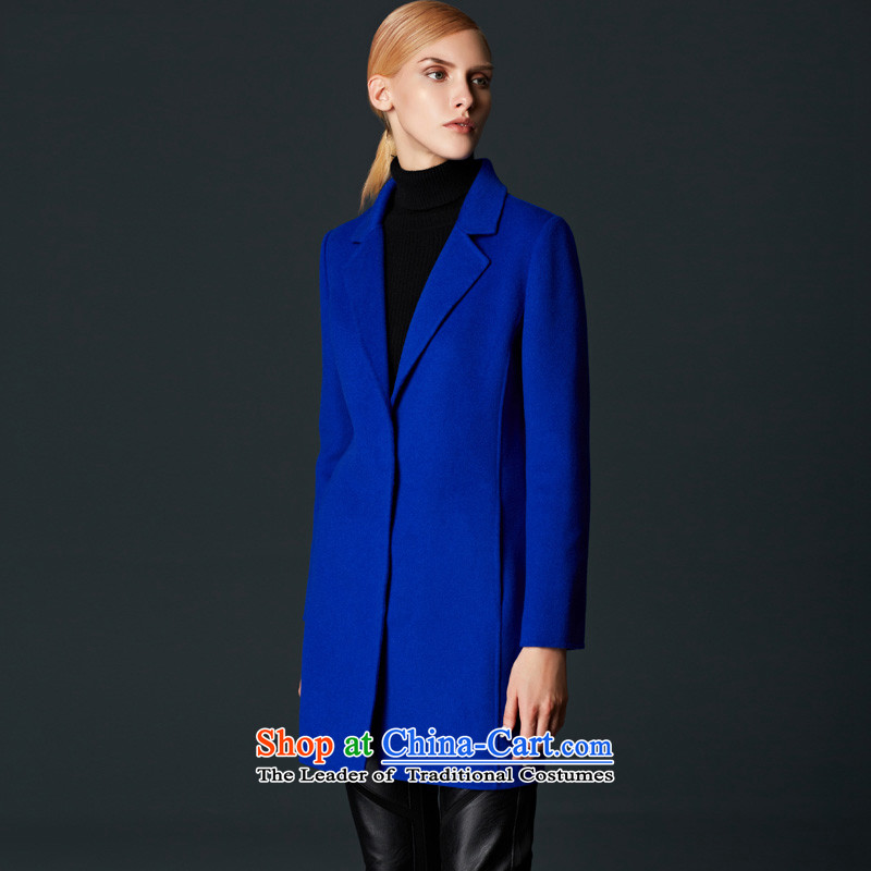 Labortex card brands? 2015 autumn and winter coats new OL van manual two-sided wool overcoats female Po? blue XL, Labortex Card (marc rebecca) , , , shopping on the Internet