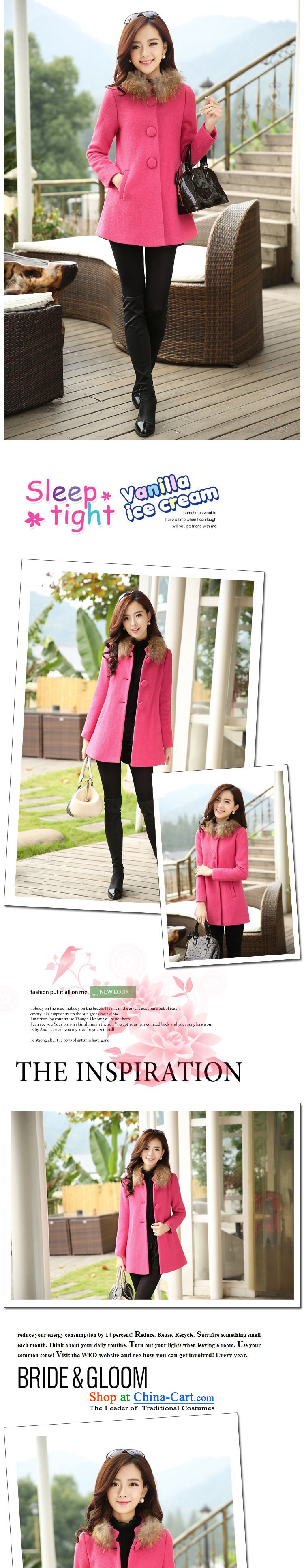 : All Applies : hi! Jane2015 autumn and winter new Korean trendy code women lapel a wool coat in the long hair? jacket female woolen coat female plus cotton red sent for L pictures, gross price, brand platters! The elections are supplied in the national character of distribution, so action, buy now enjoy more preferential! As soon as possible.
