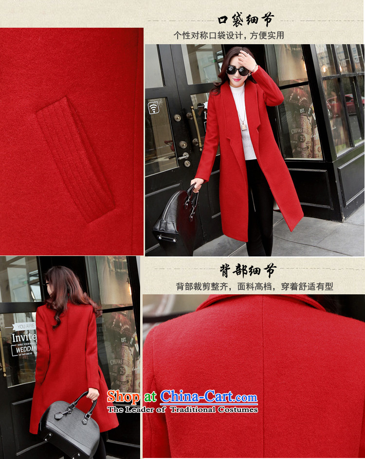 Noras ding a wool coat women 2015 autumn and winter new Korean female jacket is thick wool over the medium to longer term, Sau San video minimalist thin gray M picture, prices, brand platters! The elections are supplied in the national character of distribution, so action, buy now enjoy more preferential! As soon as possible.