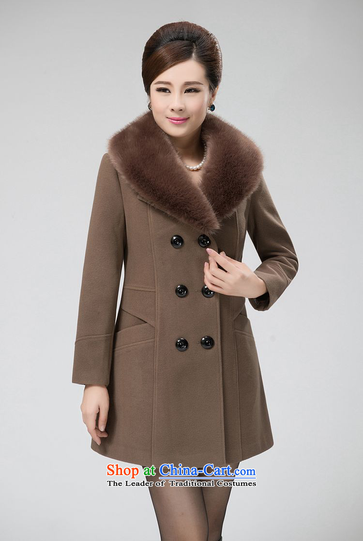 Mary Wu Sha 2015 new Korean large Sau San in the number of older women in the gross? coats long jacket, BM13818 BOURDEAUX XXXL picture, prices, brand platters! The elections are supplied in the national character of distribution, so action, buy now enjoy more preferential! As soon as possible.