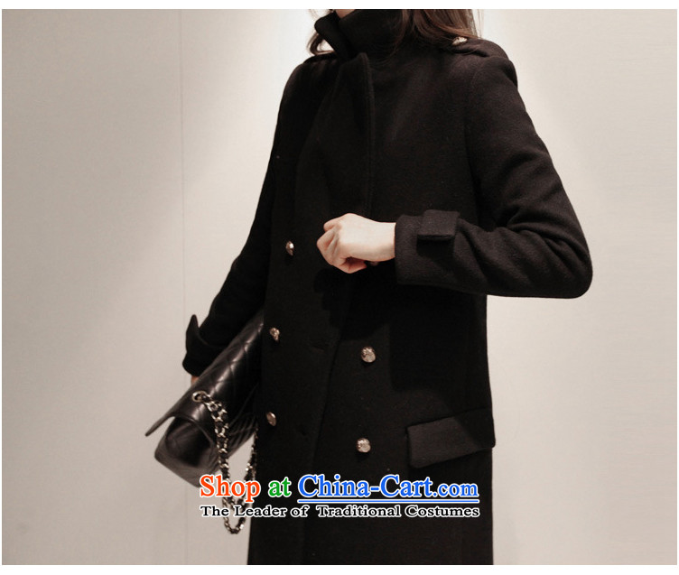 Mr concept gross? 2015 autumn and winter coats new women's Korea version was too long knee Sau San double-thick hair? coats jacket female black clip cotton waffle M -long picture, prices, brand platters! The elections are supplied in the national character of distribution, so action, buy now enjoy more preferential! As soon as possible.