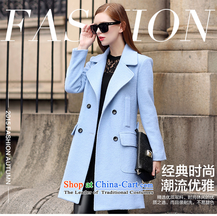 8Pak 2015 autumn and winter new Korean version of large code? butted long hair, female suits for Sau San a wool coat pink XXL picture, prices, brand platters! The elections are supplied in the national character of distribution, so action, buy now enjoy more preferential! As soon as possible.
