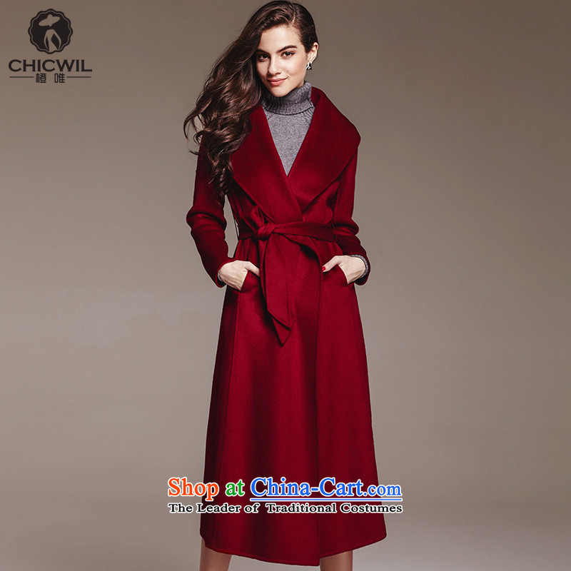 Orange CD 2015 Autumn new products double-side cashmere overcoat, long wool coat? a wool coat windbreaker female card its XL, orange cd (CHICWIL) , , , shopping on the Internet