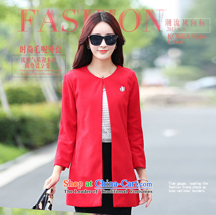 In accordance with the Korean version of solid color check a wool coat 2015 autumn and winter new temperament Sau San small incense wind jacket girl in gross? long black XXXXL picture, prices, brand platters! The elections are supplied in the national character of distribution, so action, buy now enjoy more preferential! As soon as possible.