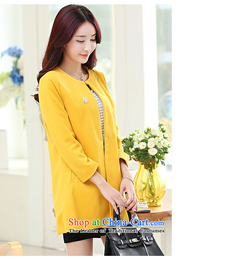 In accordance with the Korean version of solid color check a wool coat 2015 autumn and winter new temperament Sau San small incense wind jacket girl in gross? long black XXXXL picture, prices, brand platters! The elections are supplied in the national character of distribution, so action, buy now enjoy more preferential! As soon as possible.
