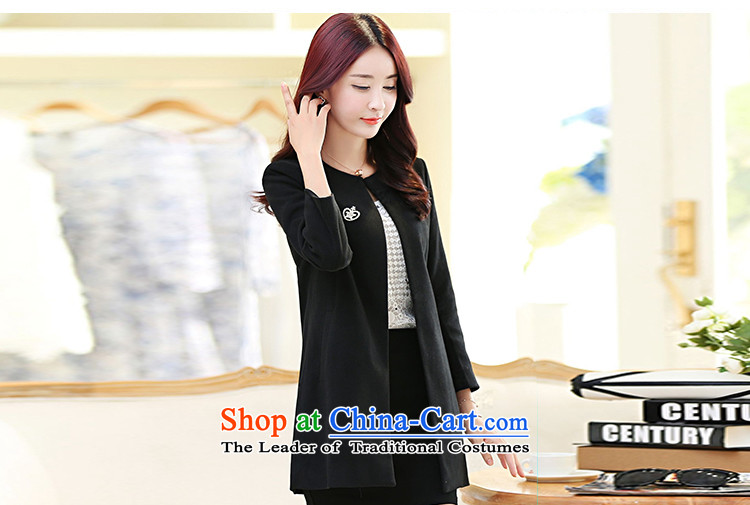 In accordance with the Korean version of solid color check a wool coat 2015 autumn and winter new temperament Sau San small incense wind jacket girl in gross? long black XXXXL picture, prices, brand platters! The elections are supplied in the national character of distribution, so action, buy now enjoy more preferential! As soon as possible.