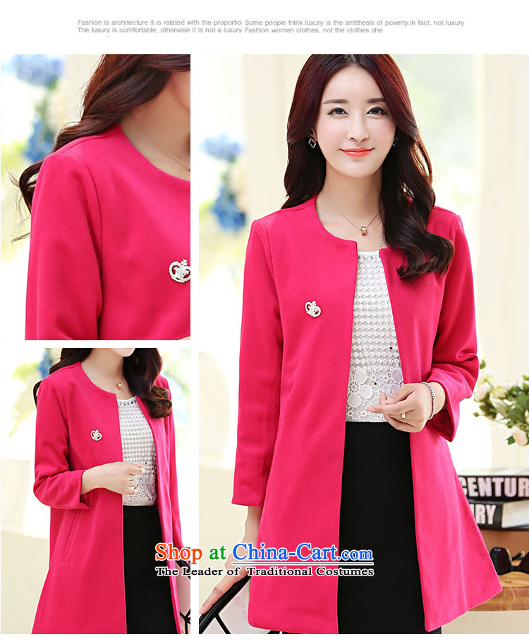 In accordance with the Korean version of solid color check a wool coat 2015 autumn and winter new temperament Sau San small incense wind jacket girl in gross? long black XXXXL picture, prices, brand platters! The elections are supplied in the national character of distribution, so action, buy now enjoy more preferential! As soon as possible.