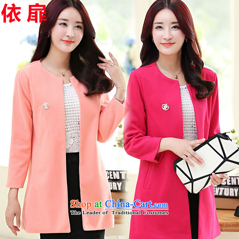In accordance with the Korean version of solid color check a wool coat 2015 autumn and winter new temperament Sau San small incense wind jacket girl in gross? long black XXXXL, according to check , , , shopping on the Internet