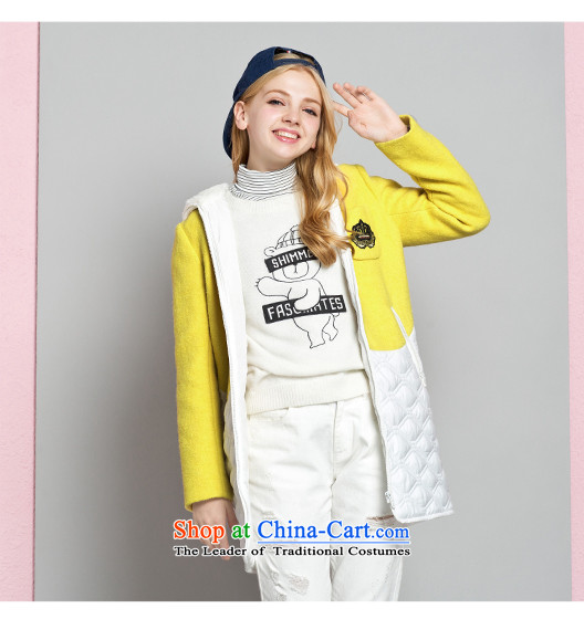 Lok-machi 2015 Autumn new gross jacket in long?)? terminals cotton coat services and baseball winter clothes S/155 yellow picture, prices, brand platters! The elections are supplied in the national character of distribution, so action, buy now enjoy more preferential! As soon as possible.