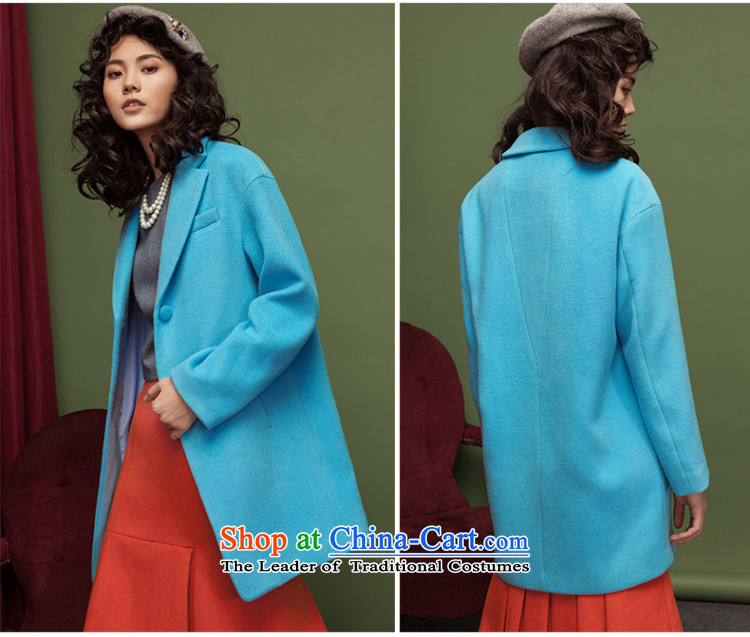 The Goddess of Mercy with new Yoon Athena Cayman minimalist pure color long coats)?? coats 8533210609 Lake blue S picture, prices, brand platters! The elections are supplied in the national character of distribution, so action, buy now enjoy more preferential! As soon as possible.