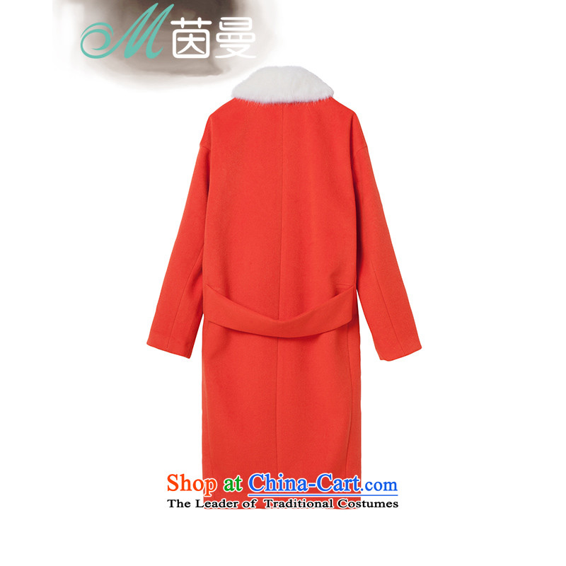The Goddess of Mercy with new El Athena Cayman minimalist solid color can be removed from the gross for very minimalist long coats (8533210607)?- Orange Red S, Athena Chu (INMAN, DIRECTOR) , , , shopping on the Internet