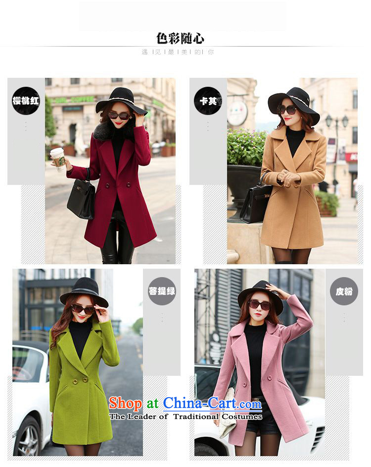Tosini 2015 autumn and winter new Korean version for Sau San over the medium to longer term Gross Gross Jacket coat? female 1,036 mine-green M picture, prices, brand platters! The elections are supplied in the national character of distribution, so action, buy now enjoy more preferential! As soon as possible.