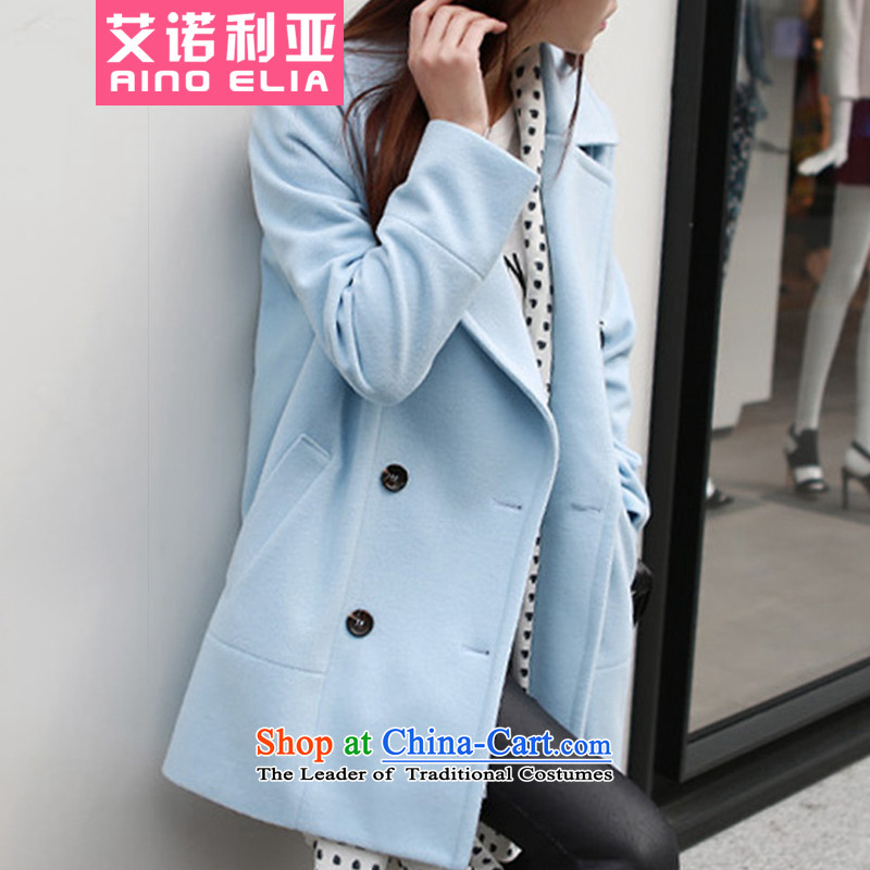 Aino, Korean Version 2015 winter new women's fashion, long hair white XL(128-135 H3495-2 coat?), Jin Aino (AINOELIA) , , , shopping on the Internet