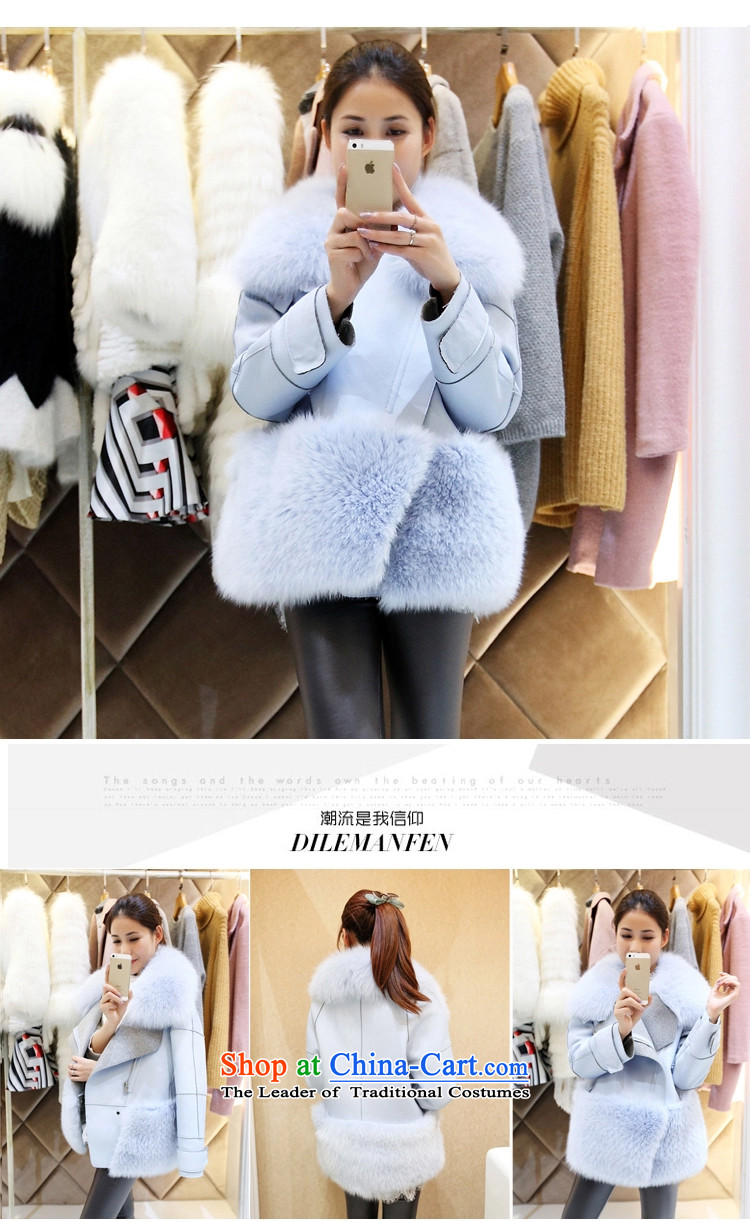 Gross coats women XZOO2015? new large winter clothes for long, gross fur coat female light blue M picture, prices, brand platters! The elections are supplied in the national character of distribution, so action, buy now enjoy more preferential! As soon as possible.