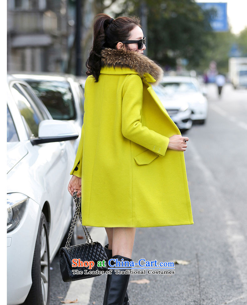 Good El docking 2015 autumn and winter new Korean gross overcoats? 