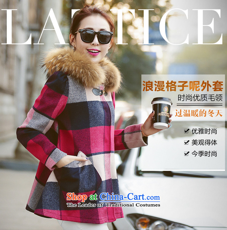 Vera wind 2015 Autumn New) Korean cloak knots gross coats stylish girl? graphics thin cap long-sleeved commuter wild woolen coat female JACKET, M pictures Red Winter, prices, brand platters! The elections are supplied in the national character of distribution, so action, buy now enjoy more preferential! As soon as possible.