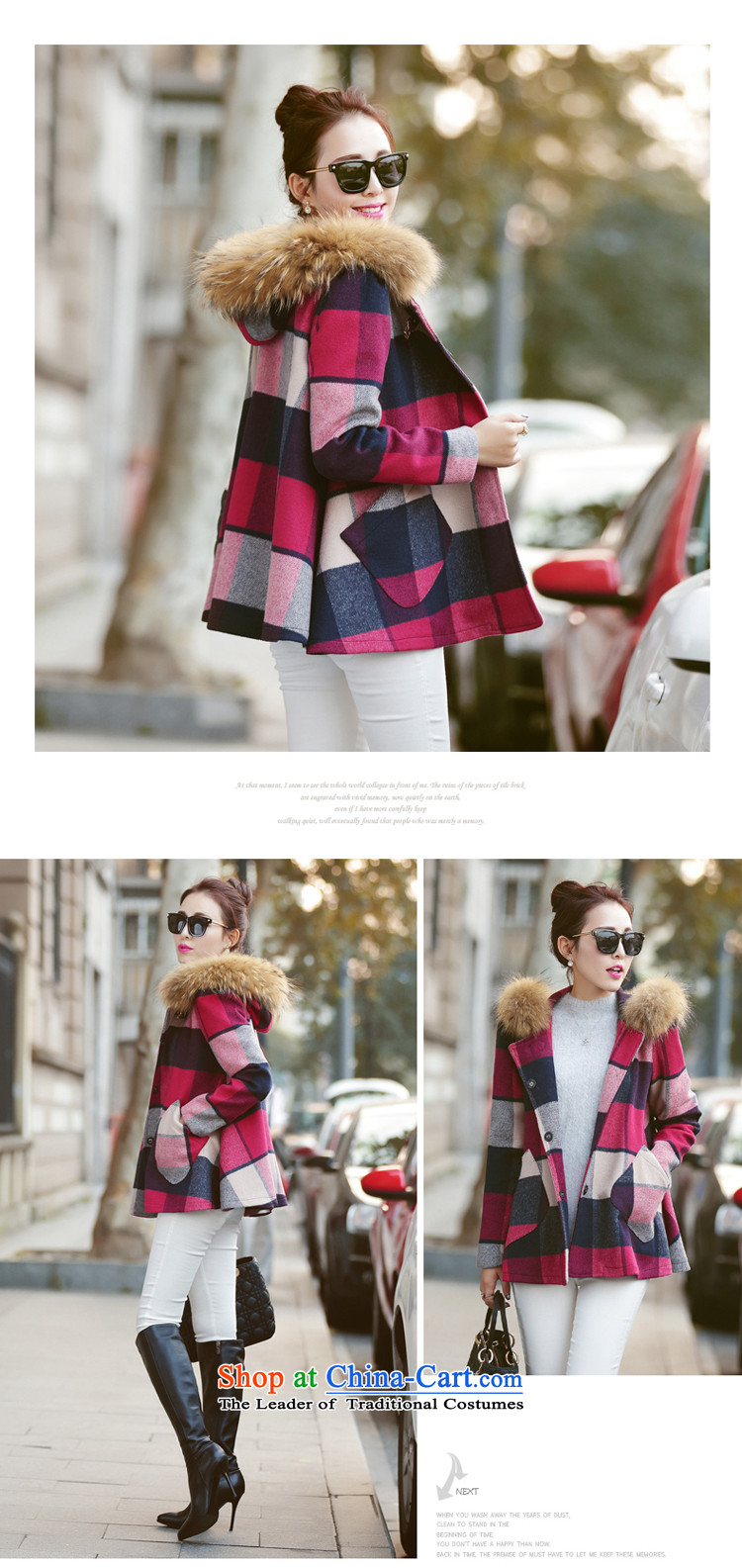 Vera wind 2015 Autumn New) Korean cloak knots gross coats stylish girl? graphics thin cap long-sleeved commuter wild woolen coat female JACKET, M pictures Red Winter, prices, brand platters! The elections are supplied in the national character of distribution, so action, buy now enjoy more preferential! As soon as possible.