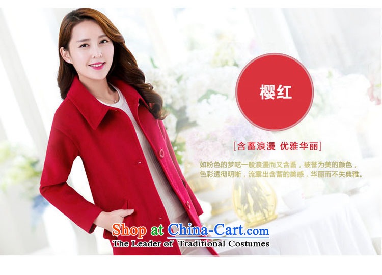Shirley Europe 2015 Fall/Winter Collections new stylish Sau San in gross? jacket long Korean female red cloak gross? L picture, prices, brand platters! The elections are supplied in the national character of distribution, so action, buy now enjoy more preferential! As soon as possible.