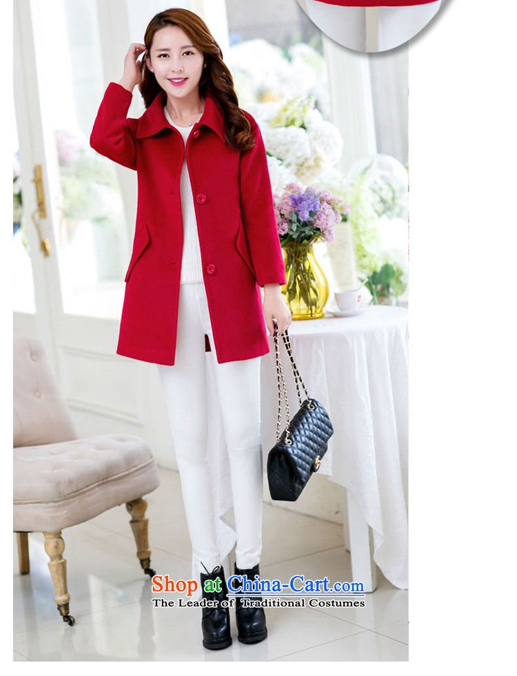 Shirley Europe 2015 Fall/Winter Collections new stylish Sau San in gross? jacket long Korean female red cloak gross? L picture, prices, brand platters! The elections are supplied in the national character of distribution, so action, buy now enjoy more preferential! As soon as possible.