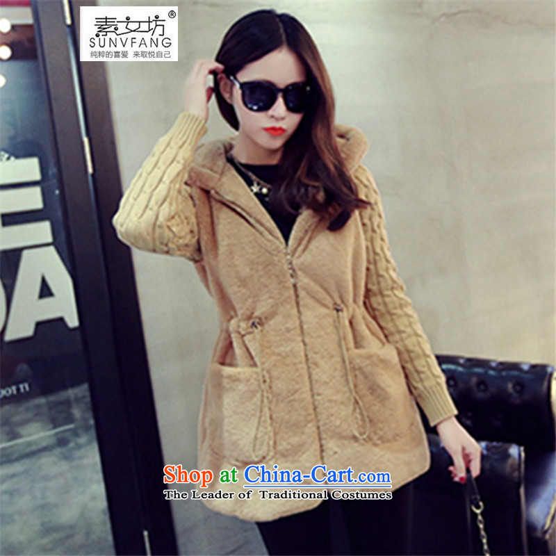 Motome workshop for larger female thick sister to thick coat 2015 Fall/Winter Collections new to intensify the thick cotton jacket thickness sister 069 gray 5XL recommended weight, 170-200 Motome Fong (SUNVFANG) , , , shopping on the Internet