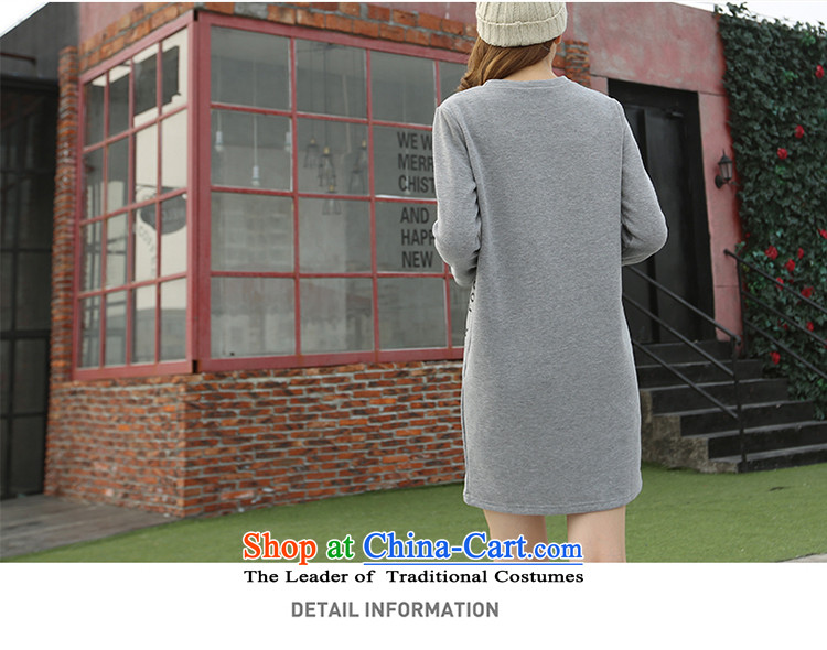 For M- 2015 to increase the number of women in autumn and winter new Korean Version Stamp thick mm loose video thin dresses in long-lint-free warm sweater, forming the thick black 1351 3XL picture, prices, brand platters! The elections are supplied in the national character of distribution, so action, buy now enjoy more preferential! As soon as possible.