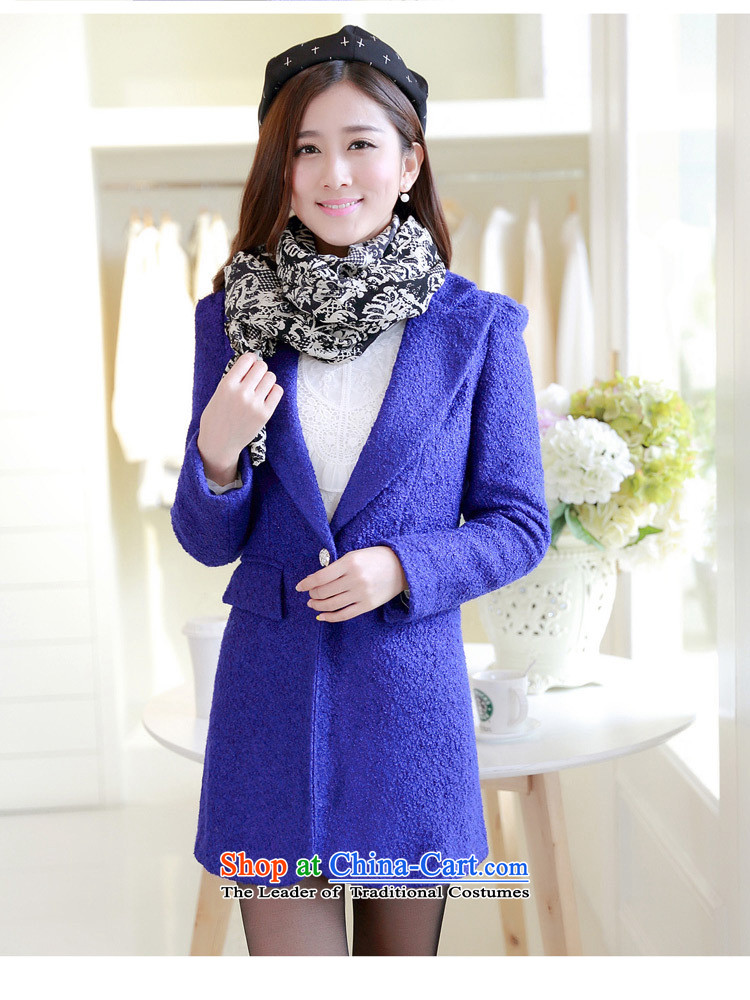 Korea 2015 Stanley New autumn and winter coats? female gross Sau San a grain of detained a wool coat suit in long hair? female white M coat picture, prices, brand platters! The elections are supplied in the national character of distribution, so action, buy now enjoy more preferential! As soon as possible.