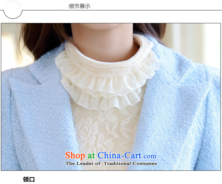 Korea 2015 Stanley New autumn and winter coats? female gross Sau San a grain of detained a wool coat suit in long hair? female white M coat picture, prices, brand platters! The elections are supplied in the national character of distribution, so action, buy now enjoy more preferential! As soon as possible.