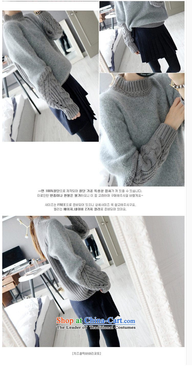 Motome workshop for larger female thick sister 2015 autumn and winter large female Korean wild knitwear MM thick and thick sweater 065 Gray 4XL recommended weight 160-180 catty picture, prices, brand platters! The elections are supplied in the national character of distribution, so action, buy now enjoy more preferential! As soon as possible.