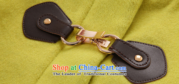 Chaplain who winter campaign for women of the new sub-gross Sleek and versatile solid color minimalist Metal Buckle Material? long coat yellow 165/88A/L picture, prices, brand platters! The elections are supplied in the national character of distribution, so action, buy now enjoy more preferential! As soon as possible.