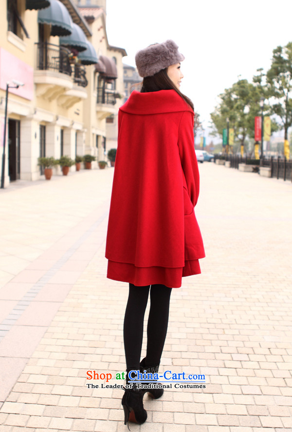 Euro 2015 yarn covered by the autumn and winter new larger female thick MM Mount Korean pregnant women cloak?? coats jacket gross windbreaker girl in long thin black plus lint-free video, pictures, prices, XXL brand platters! The elections are supplied in the national character of distribution, so action, buy now enjoy more preferential! As soon as possible.