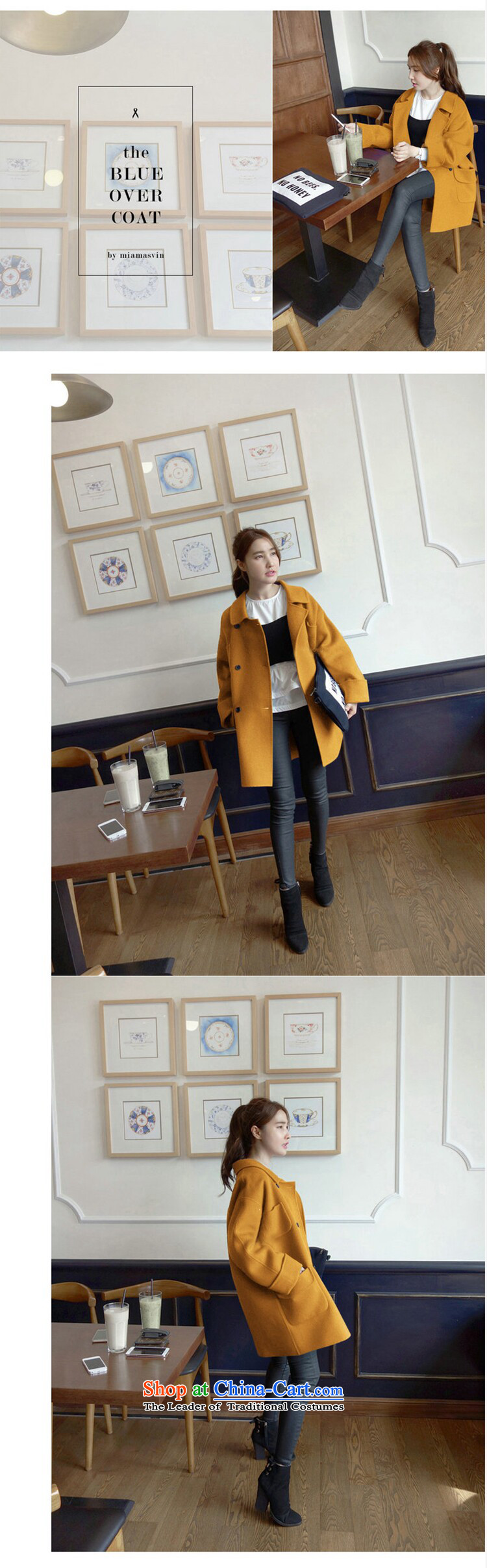 Dido Jacket coat? female gross Korean version of pure color large female thick coat female Blue M picture, prices, brand platters! The elections are supplied in the national character of distribution, so action, buy now enjoy more preferential! As soon as possible.