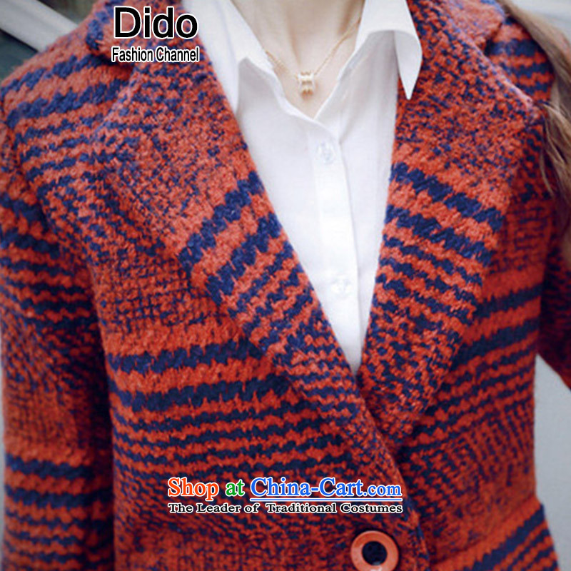 Dido Jacket coat? female gross Korean version of large thick female tartan coats female red s L,dido channel,,, fashion shopping on the Internet