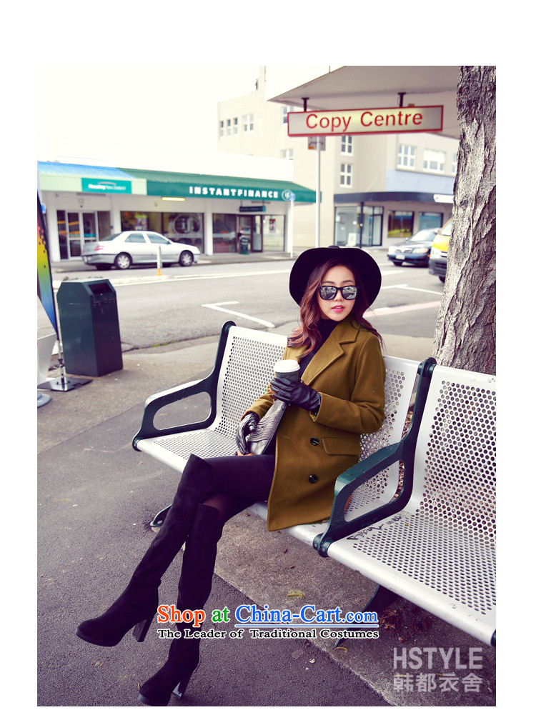 Korea has the Korean version of the Dag Hammarskjöld yi 2015 winter clothing new women's solid color lapel loose video thin hair?(6) Green Jacket MR5902 M picture, prices, brand platters! The elections are supplied in the national character of distribution, so action, buy now enjoy more preferential! As soon as possible.