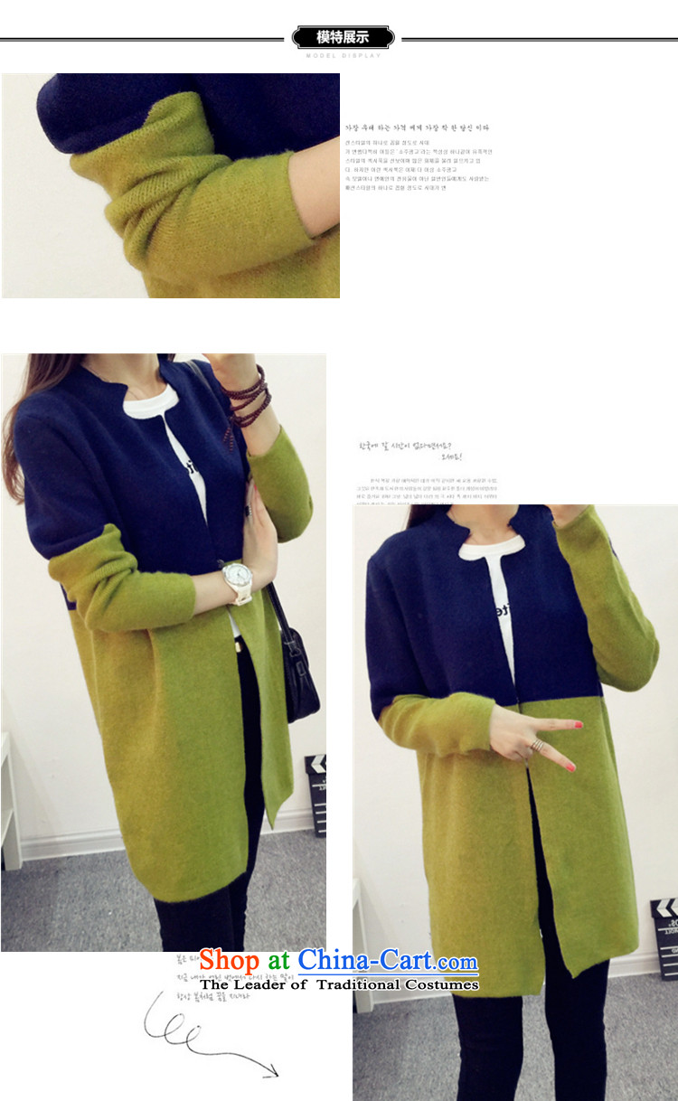 Card to increase in yin long thick MM knitwear LADIES CARDIGAN COAT 2015 new autumn stitching sweater girl jacket 200 catties 5210 Light Gray + navy blue 3XL175-200 around 922.747 picture, prices, brand platters! The elections are supplied in the national character of distribution, so action, buy now enjoy more preferential! As soon as possible.