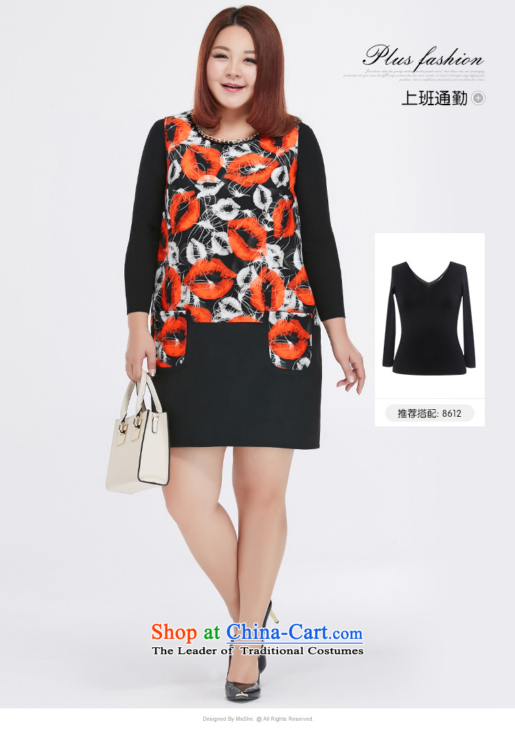Msshe xl women 2015 new autumn and winter flower stamp forming the MM thick vest dresses 10286 Black XL offset most of the Code Red Flower Picture, prices, brand platters! The elections are supplied in the national character of distribution, so action, buy now enjoy more preferential! As soon as possible.